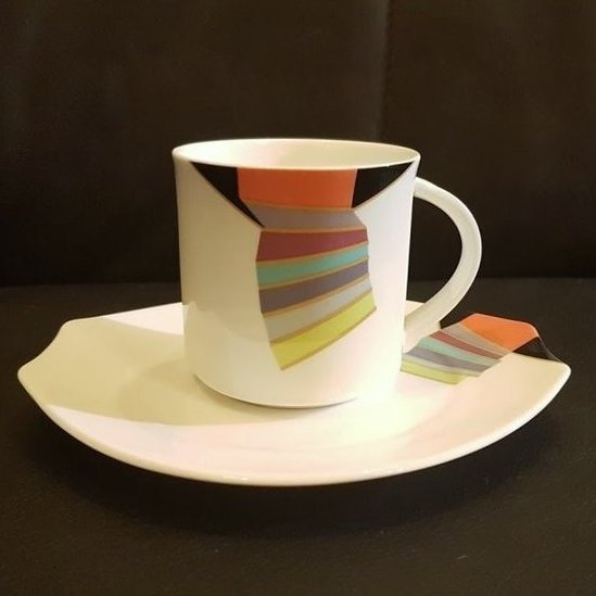 Villeroy & Boch Baleno: Kaffeetasse / Tasse mit Unterteller Villeroy & Boch (7120716234889)