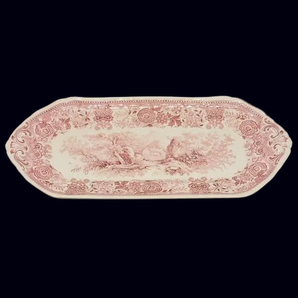 Villeroy & Boch Burgenland rot: Königskuchenplatte / Platte Villeroy & Boch (7121039753353)