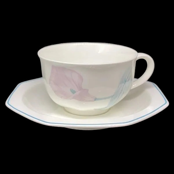 Villeroy & Boch Calla: Teetasse / Tasse mit Unterteller Porzellanladen.online (7120748183689)