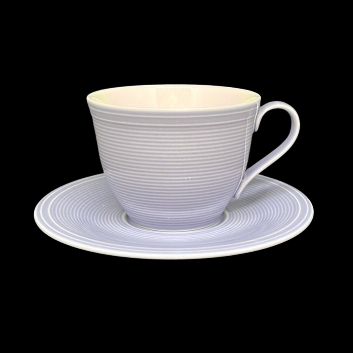 Villeroy & Boch Color loop: Kaffeetasse / Tasse mit Unterteller blueblossom - neu (8378006667588)