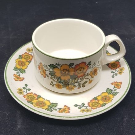 Villeroy & Boch Cottage alt: Teetasse / Tasse mit Unterteller - groß Villeroy & Boch (7120960684169)