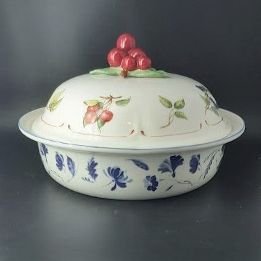 Villeroy & Boch Cottage: Gebäckdose / Gebäckschale / Schüssel mit Deckel - selten Villeroy & Boch (7120955768969)