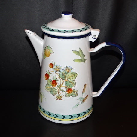 Villeroy & Boch French Garden Roanne: Kaffeekanne / Kanne Emaille - Blech - gebraucht Villeroy & Boch (7120813654153)