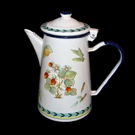 Villeroy & Boch French Garden Roanne: Kaffeekanne / Kanne Emaille - Blech - gebraucht Villeroy & Boch (7120813654153)