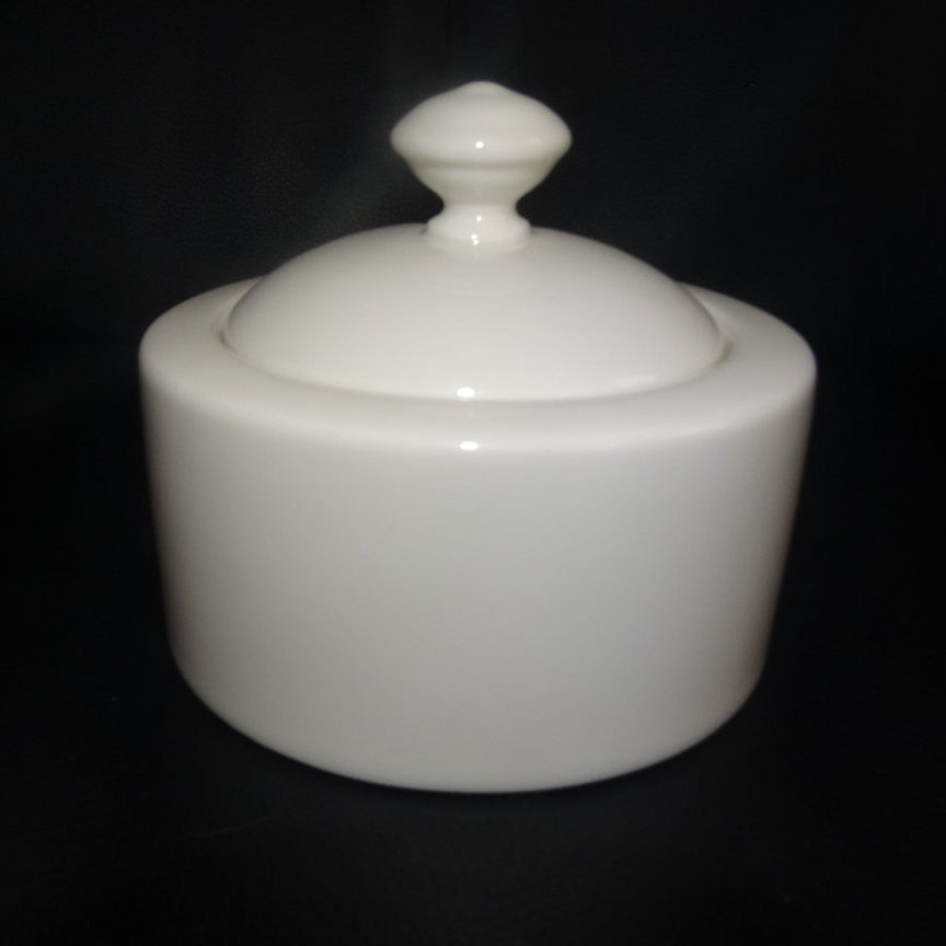 Villeroy & Boch Twist White: Zuckerdose mit Deckel - neu Villeroy & Boch (7120892100745)