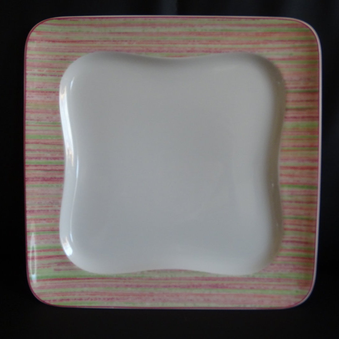 Villeroy & Boch Vivo: Speiseteller / flacher Teller 0704 bunt, eckig Villeroy & Boch (7120896917641)