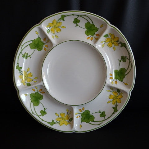 Villeroy & Boch Geranium: Fondueteller / Grillteller Villeroy & Boch (7120899211401)