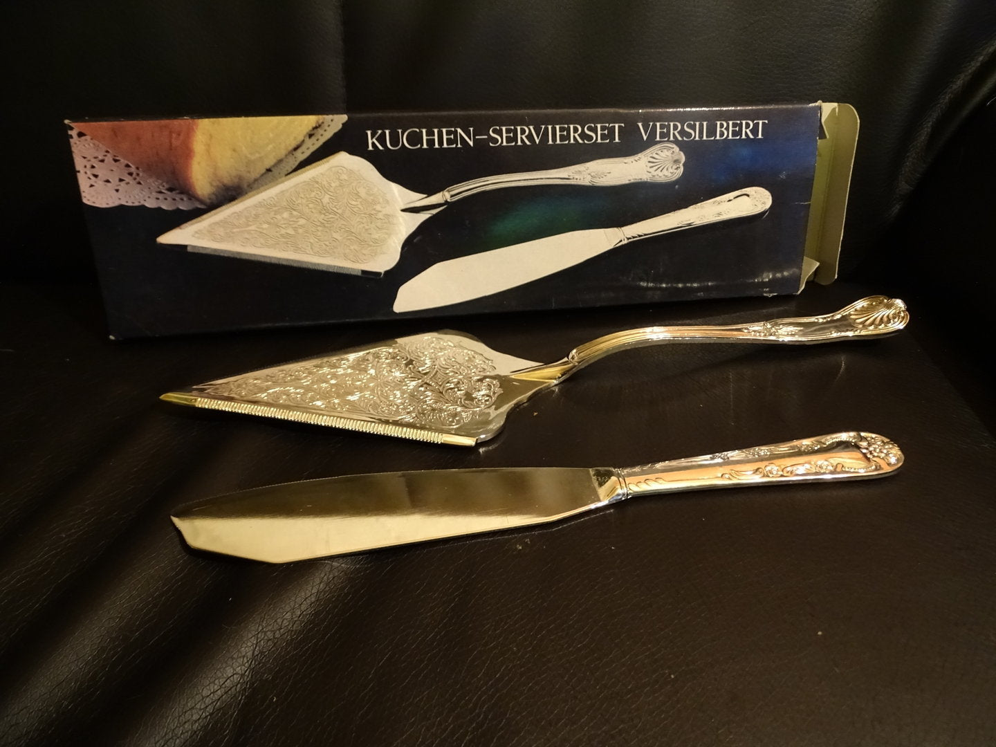 Kuchen-Servierset versilbert, OVP Porzellanladen.online (7120920346761)