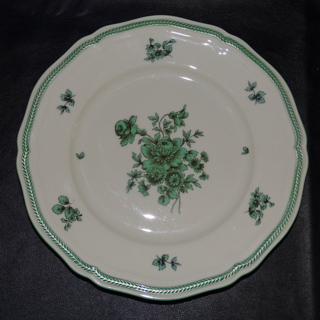Rosenthal Chippendale grüne Blume: Kuchenteller / Frühstücksteller Rosenthal (7120722198665)