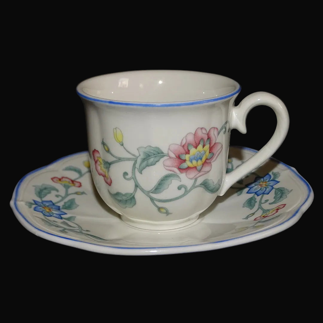 Villeroy & Boch Delia: Mokkatasse / Tasse mit Unterteller Villeroy & Boch (7120756277385)