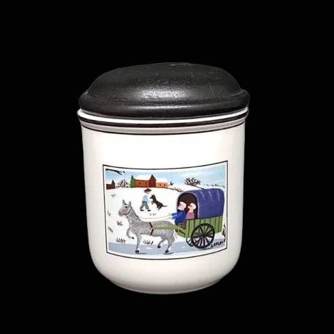 Villeroy & Boch Design Naif: Haushaltsdose / Vorratsdose 8 cm - Kutsche Villeroy & Boch (7120968974473)