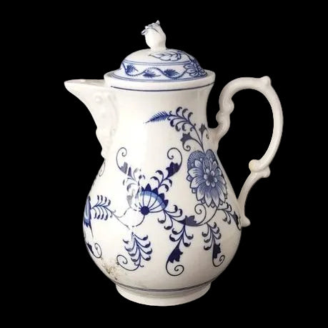 Dubi Eichwald Czechoslovakia Original Zwiebelmuster: Kaffeekanne / Kanne Dubi Eichwald Czechoslovakia (7120922083465)