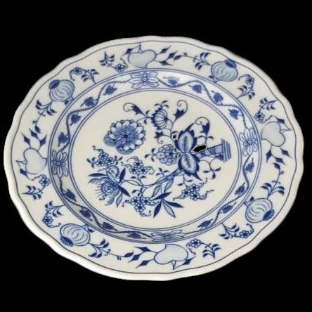 Dubi Eichwald Czechoslovakia Original Zwiebelmuster: Speiseteller / flacher Teller Dubi Eichwald Czechoslovakia (7120921624713)