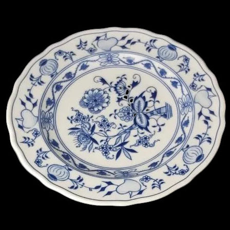 Dubi Eichwald Czechoslovakia Original Zwiebelmuster: Suppenteller / tiefer Teller Dubi Eichwald Czechoslovakia (7120921690249)