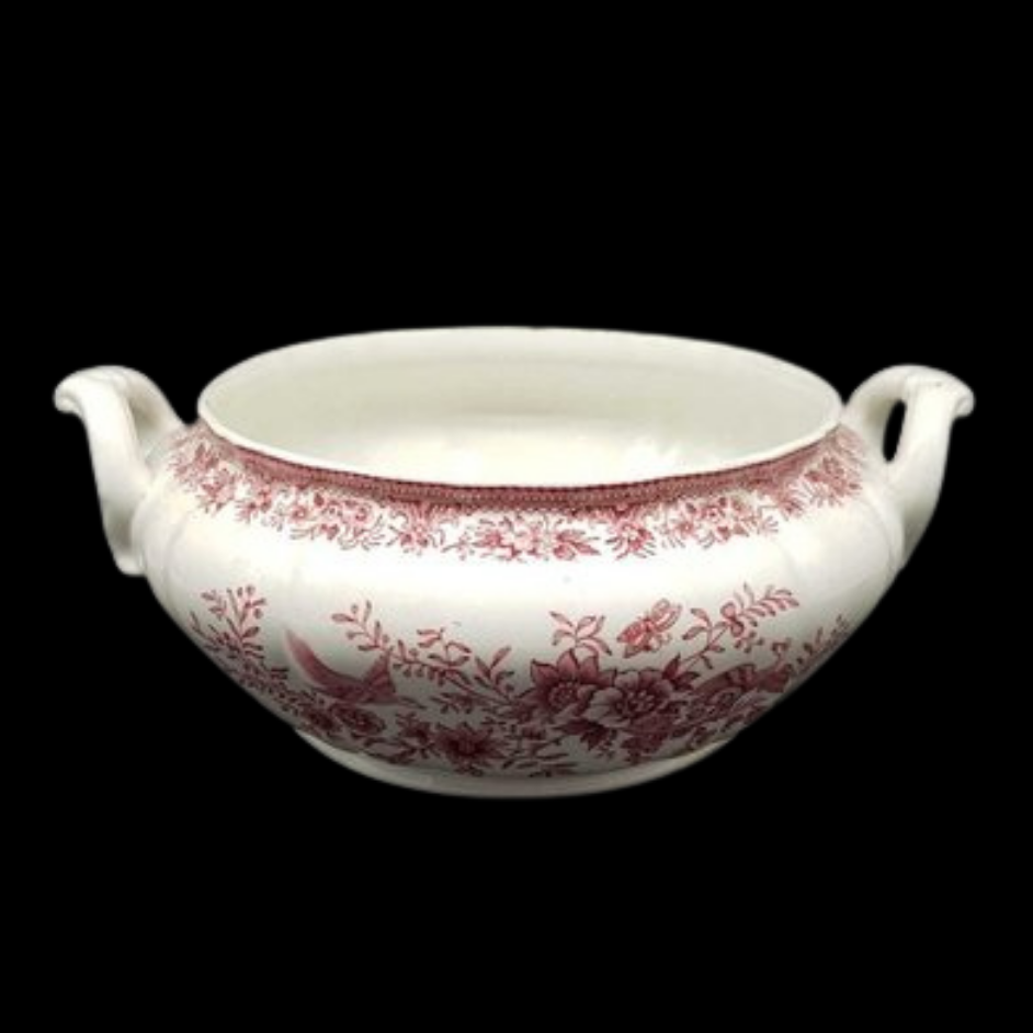 Villeroy & Boch Fasan rot: Terrine / Suppenterrine / Schüssel ohne Deckel Villeroy & Boch (7120901996681)