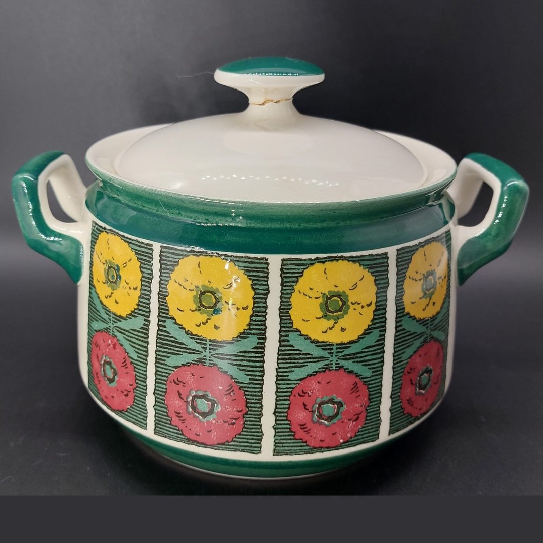 Villeroy & Boch Flora alt: Terrine mit Deckel - Deckel geklebt Villeroy & Boch (7121114759305)