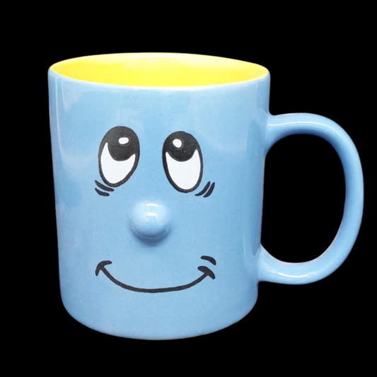 Funny Faces: Henkelbecher / Kaffeebecher blau - neu sonstige (7120756080777)