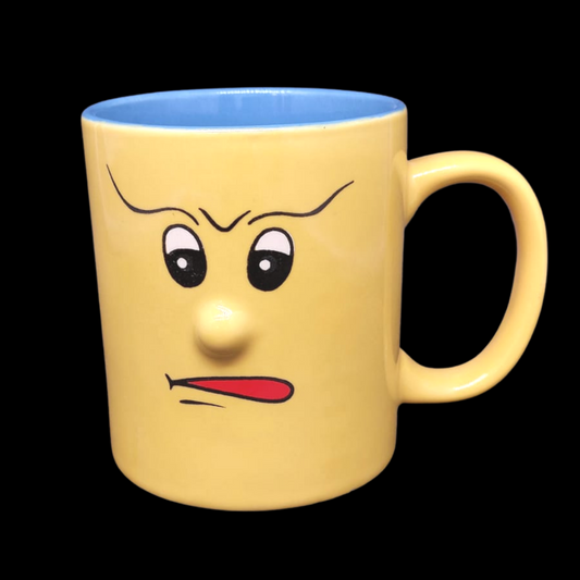 Funny Faces: Henkelbecher / Kaffeebecher gelb - neu sonstige (7120756179081)