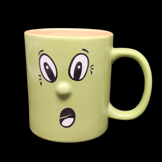Funny Faces: Henkelbecher / Kaffeebecher grün - neu sonstige (7120756048009)