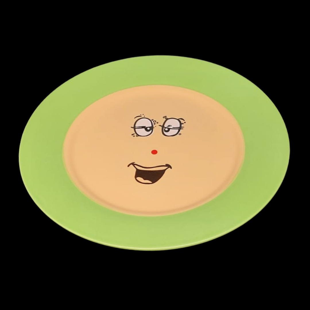Funny Faces: Kuchenteller / Frühstücksteller / Dessertteller hellbraun - neu sonstige (7120756998281)