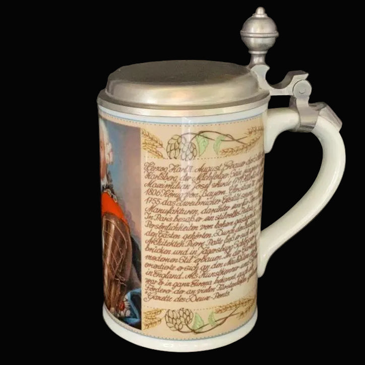 Villeroy & Boch Heinrich: Krug / Bierkrug Karlsberg Brauerei - Herzog Christian IV. Villeroy & Boch (7121100603529)