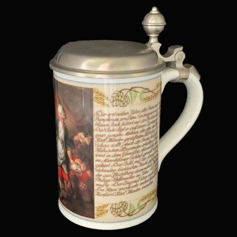 Villeroy & Boch Heinrich: Krug / Bierkrug Karlsberg Brauerei - Der bayerische Kronprinz Max Joseph Villeroy & Boch (7121100570761)