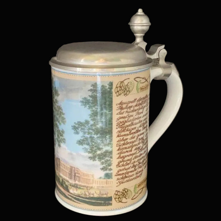 Villeroy & Boch Heinrich: Krug / Bierkrug Karlsberg Brauerei - Schloß Jägersburg Villeroy & Boch (7121100701833)