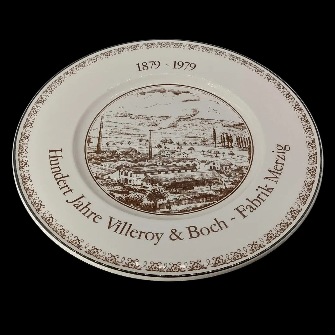 "Hundert Jahre Villeroy & Boch - Fabrik Merzig 1879 - 1979": Wandteller Villeroy & Boch (7121111023753)