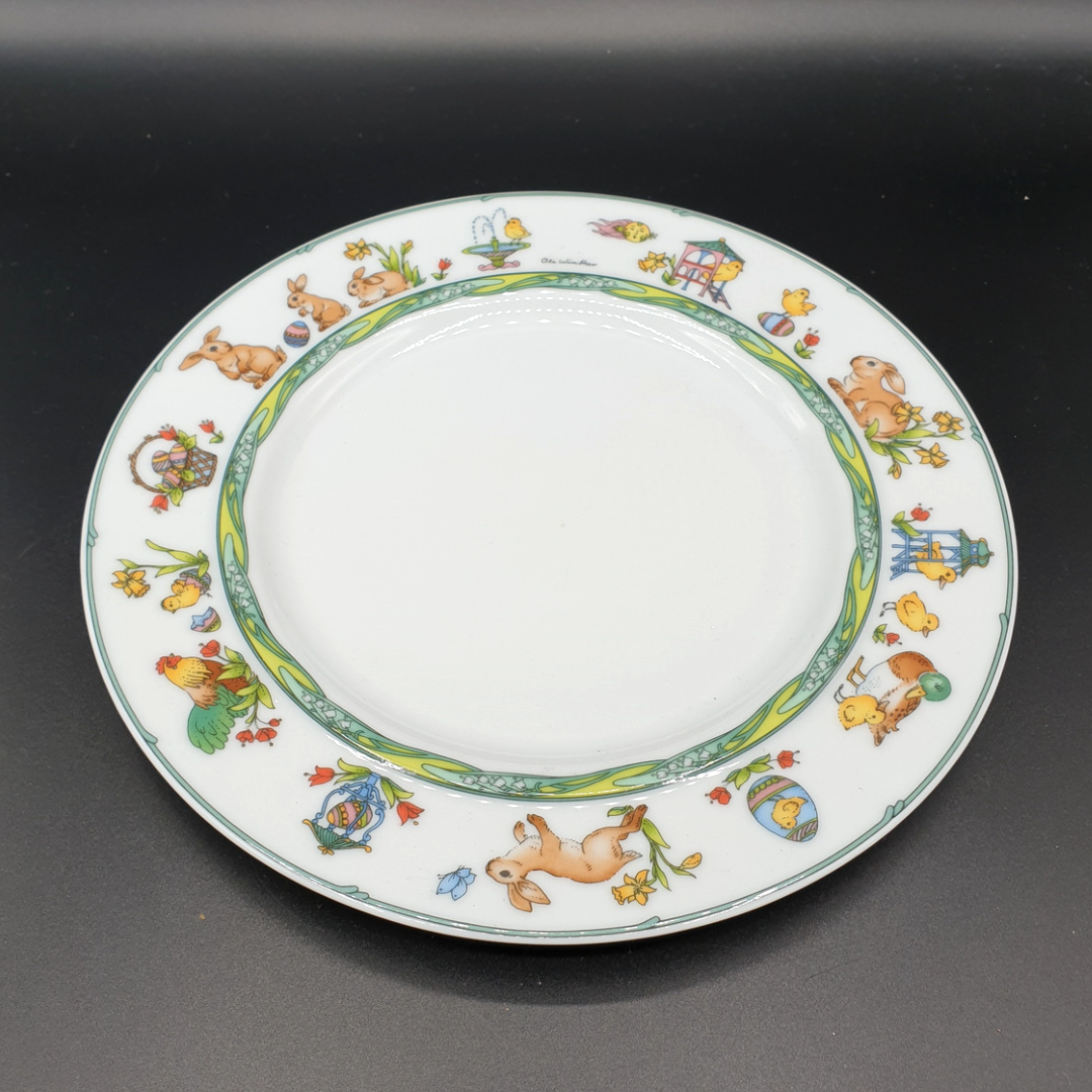 Hutschenreuther Louvre: Kuchenteller / Frühstücksteller Frühlingsservice - neuwertig Hutschenreuther (7120971825289) (15034796802372)