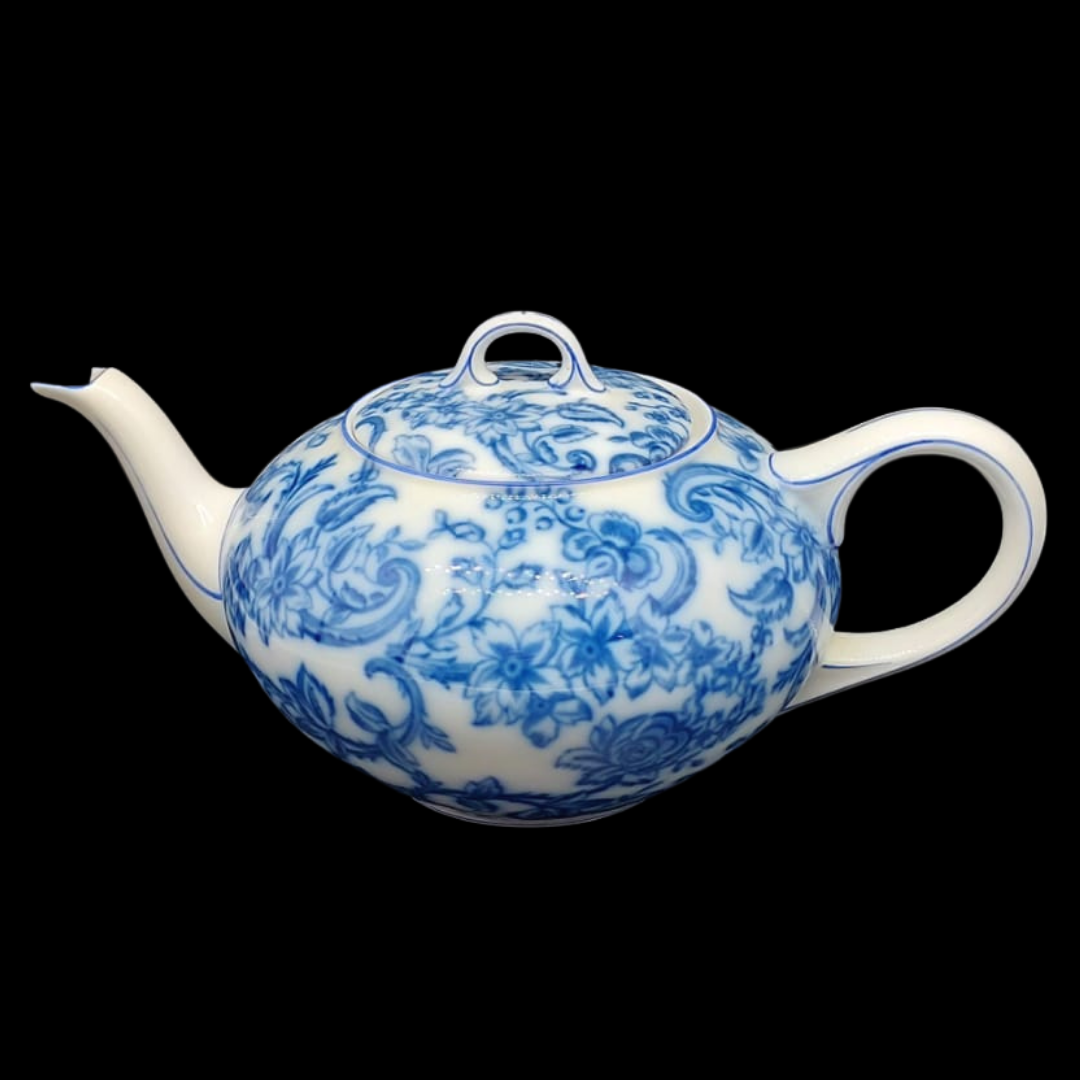 Hutschenreuther Hohenberg Olivia blau: Teekanne / Kanne (siehe Beschreibung) Hutschenreuther (7120778657929)