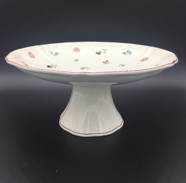 Villeroy & Boch Petite Fleur: Tafelaufsatz / Obstschale / Schale auf Fuß Villeroy & Boch (7120929489033)