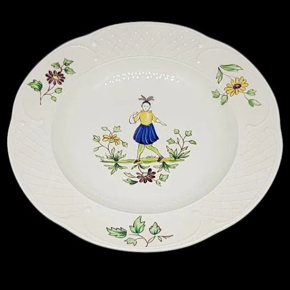 Villeroy & Boch "Mädchen" (Form Redoute): Suppenteller / tiefer Teller Villeroy & Boch (7121033134217)