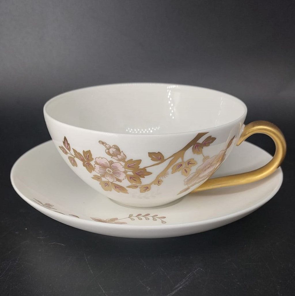 Villeroy & Boch Golden Garden: Teetasse / Tasse mit Unterteller - neu Villeroy & Boch (7121108598921)