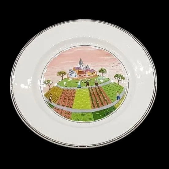 Villeroy & Boch Design Naif: Brotteller / kleiner Teller Dörfchen Villeroy & Boch (7120974839945)