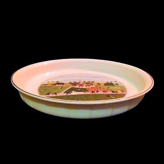 Villeroy & Boch Design Naif (Laplau): runde Auflaufform 32 cm - Motiv Hochzeit Porzellanladen.online (7120740253833)