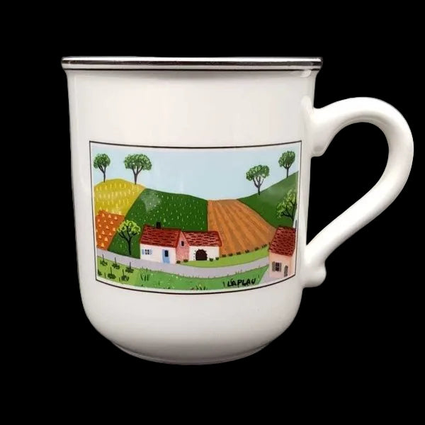 Villeroy & Boch Naif: Henkelbecher / Kaffeebecher - Dorfstraße Villeroy & Boch (7120740450441)