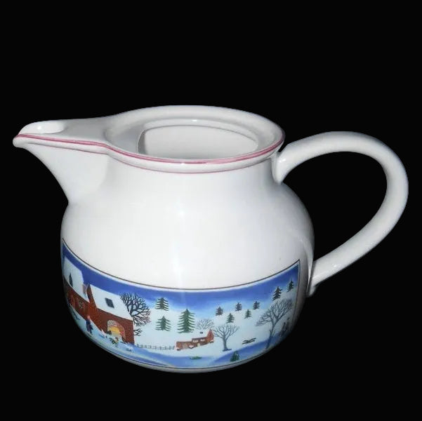 Villeroy & Boch Naif Christmas: Teekanne ohne Deckel Porzellanladen.online (7120740712585)
