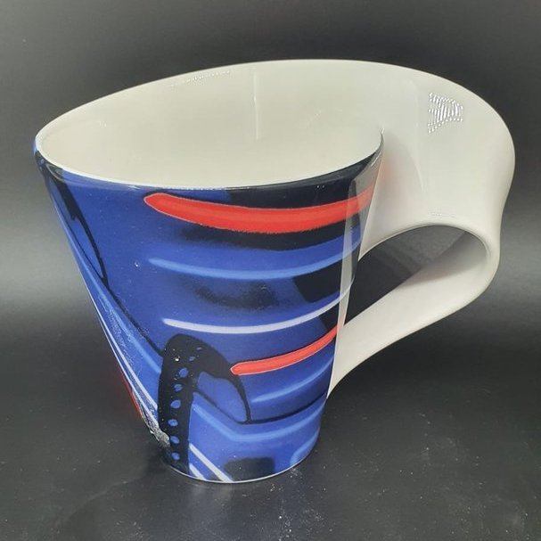 Villeroy & Boch New Wave: Kaffeebecher / Henkelbecher "blau" - neu Villeroy & Boch (7121080909961)