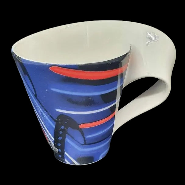 Villeroy & Boch New Wave: Kaffeebecher / Henkelbecher "blau" - neu Villeroy & Boch (7121080909961)