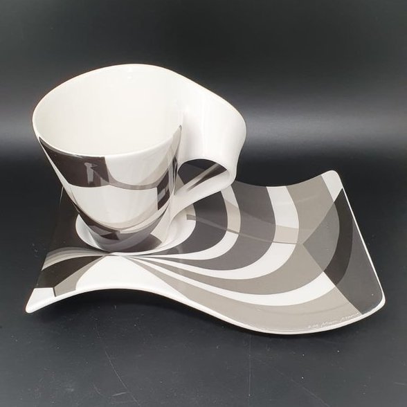 Villeroy & Boch New Wave: Kaffeetasse / Tasse mit Ut Fußball-WM 2006 - neu Villeroy & Boch (7121080615049)