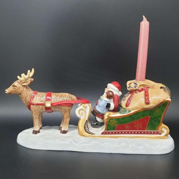 Villeroy & Boch North Pole Express: Weihnachtsmann mit Schlitten u. Kind Villeroy & Boch (7121064689801)