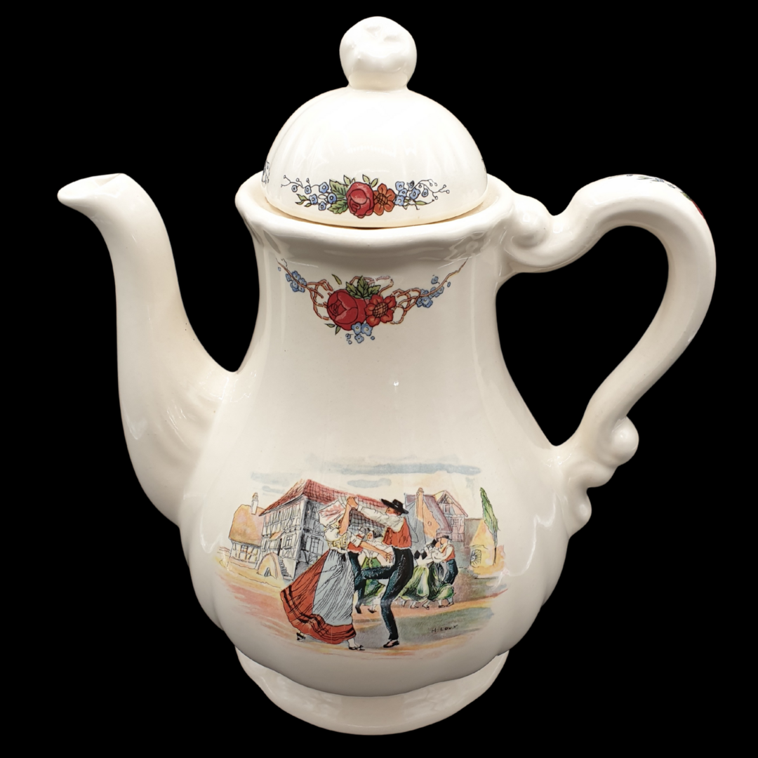 Sarreguemines Obernai France: Kaffeekanne / Kanne Porzellanladen.online (7120814080137)