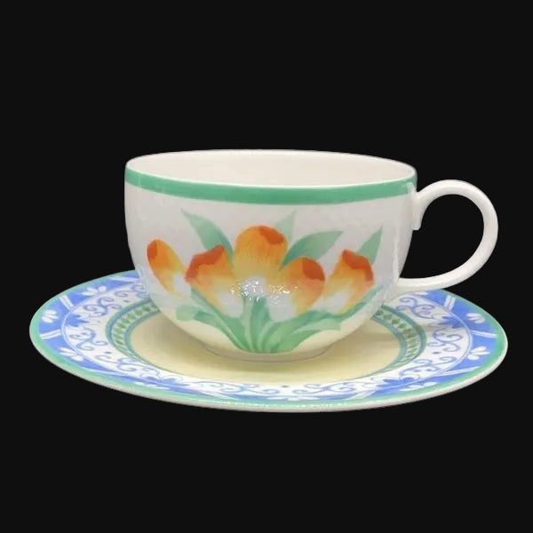 Villeroy & Boch Perugia: Jumbotasse / Tasse XXL mit Unterteller Villeroy & Boch (7121058889865)