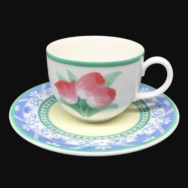 Villeroy & Boch Perugia: Kaffeetasse / Tasse mit Unterteller Villeroy & Boch (7120951017609)