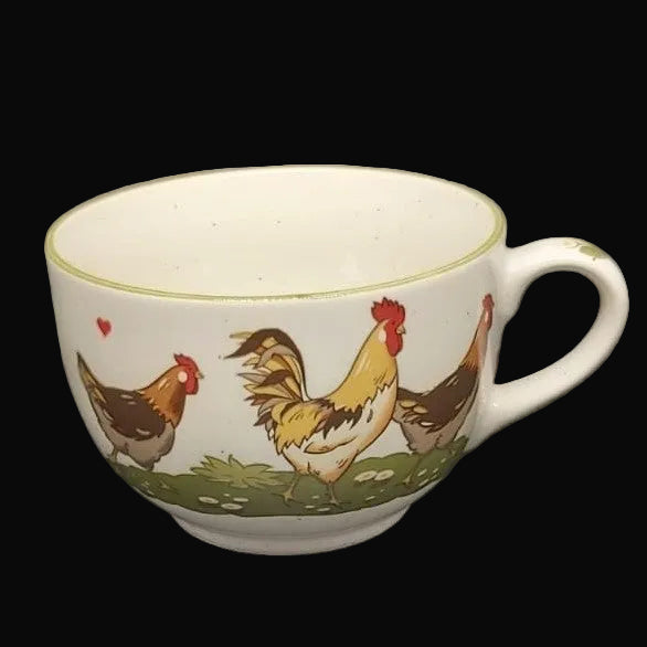 Pfalzkeramik Glückliche Hühner: Kaffeetasse / Teetasse Pfalzkeramik (7120811262089)