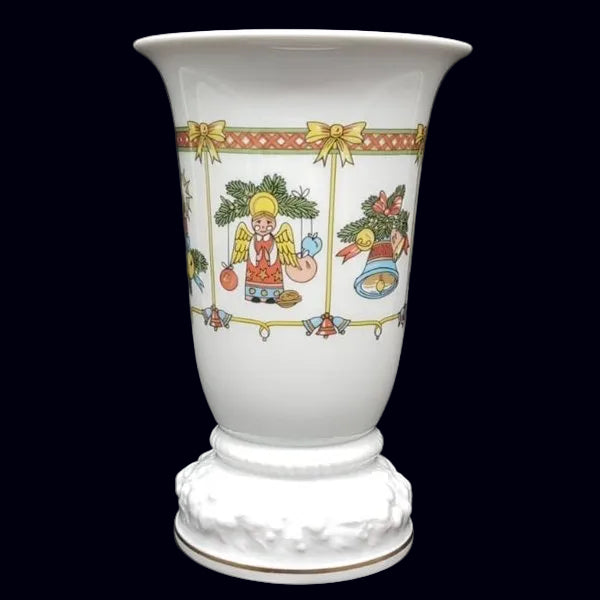 Rosenthal Classic Maria Weiß Weihnachten: Blumenvase / Vase Rosenthal (7120844062857)