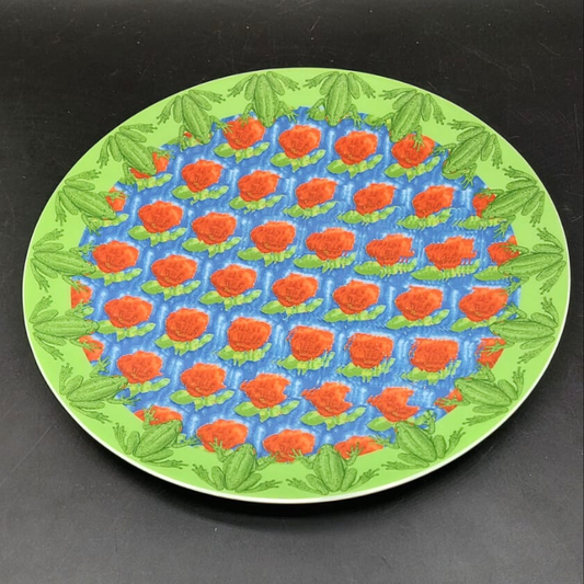Rosenthal Fun & More: Speiseteller / flacher Teller - No 17 Frogs N Roses Rosenthal (7120686481545)