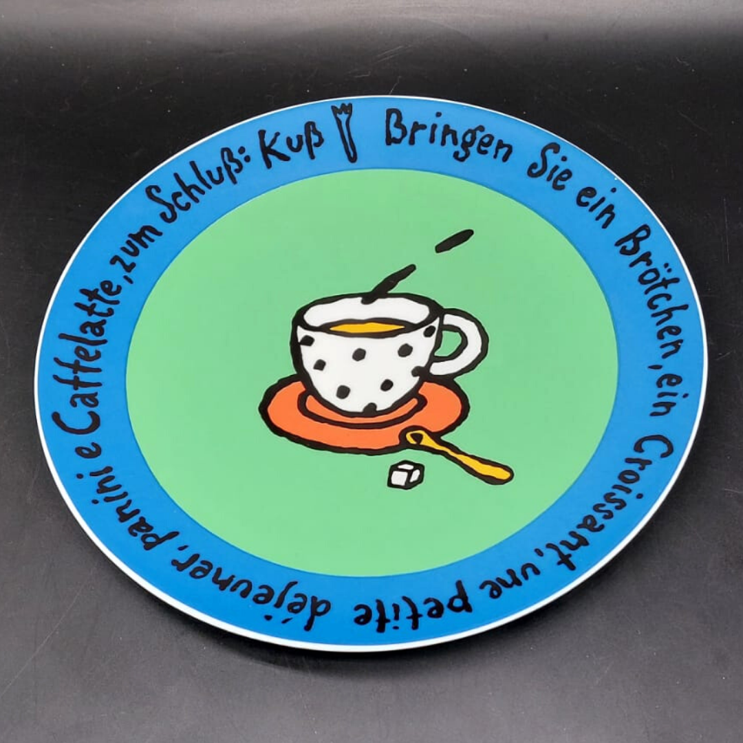 Rosenthal Fun & More: Speiseteller / flacher Teller - No 5 Out Of Coffee Rosenthal (7120685695113)