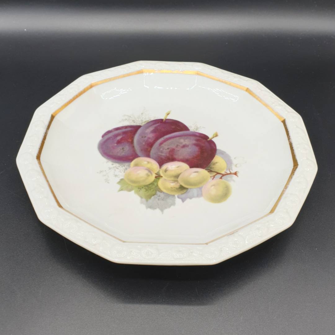Rosenthal Selb Bavaria Maria: Obstteller / Teller - Trauben Porzellanladen.online (7120703815817)