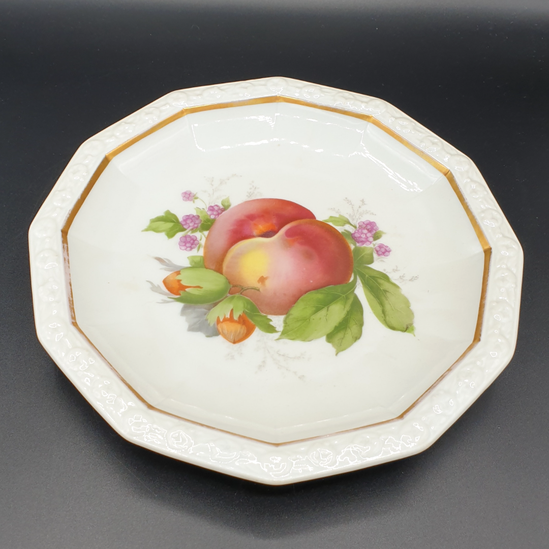 Rosenthal Selb Bavaria Maria: Obstteller / Teller - Pfirsich - Beschr Porzellanladen.online (7120703881353)